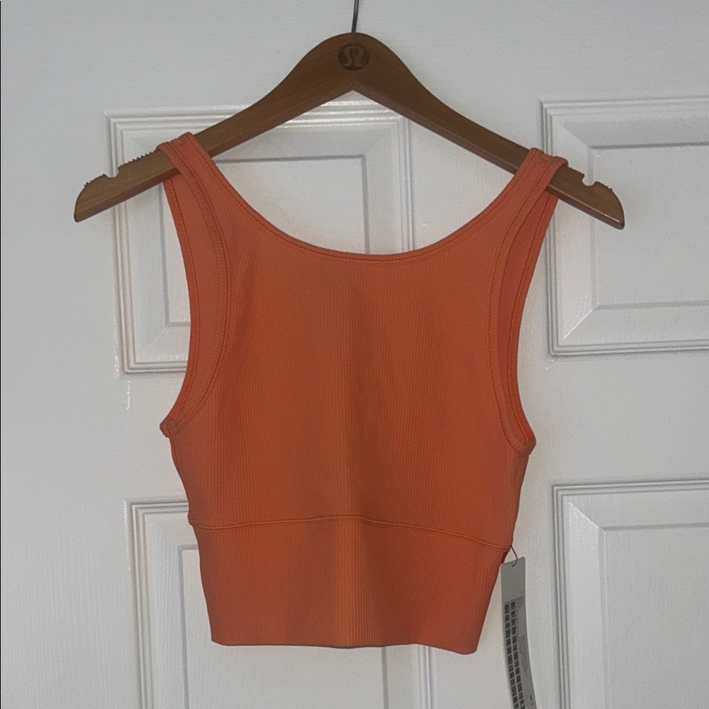 Lululemon Athletica Orange Crop Top